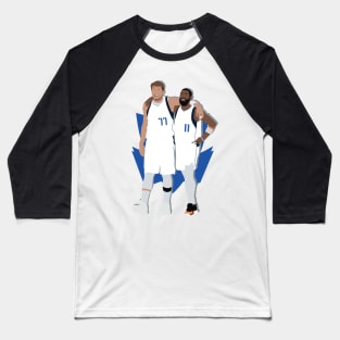 Luka Doncic & Kyrie Irving UNSTOPPABLE Duo Dallas Mavericks Baseball T-Shirt